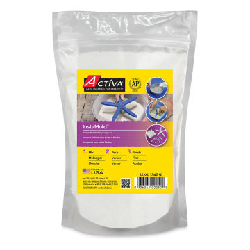 Activa Instamold Moldmaking Compound - Front of 12 oz package shown