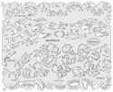 Iwata Artool Freehand Template - Return of Skull Master Multiple II