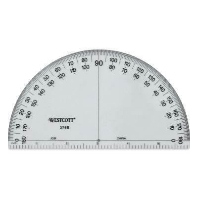 Westcott Semi Circle Protractor - 6" (out of packaging)