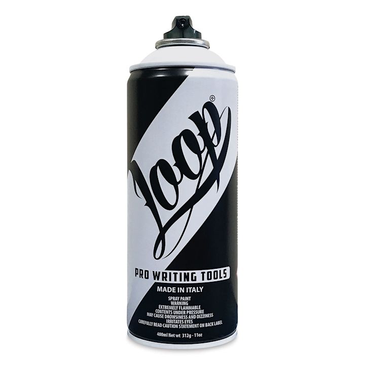 Loop Colors Spray Paint - White Gloss, LP101, 400 ml | BLICK Art Materials