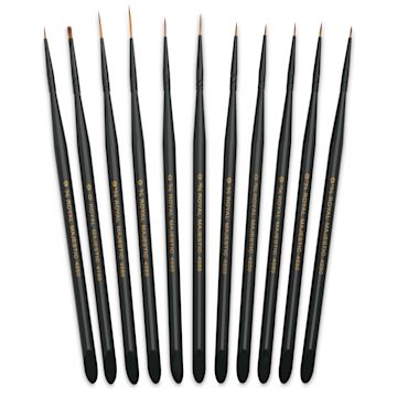 Open in modal - Royal Langnickel Majestic Brushes - Detail, Set of 11, brushes fanned out