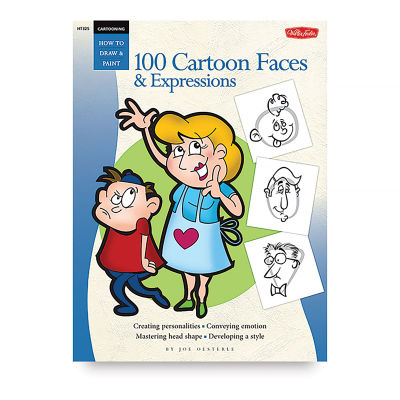 100 Cartoon Faces & Expressions (Paperback)