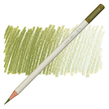 Open in modal - Irojiten Color Pencil - Moss Green pencil and swatch