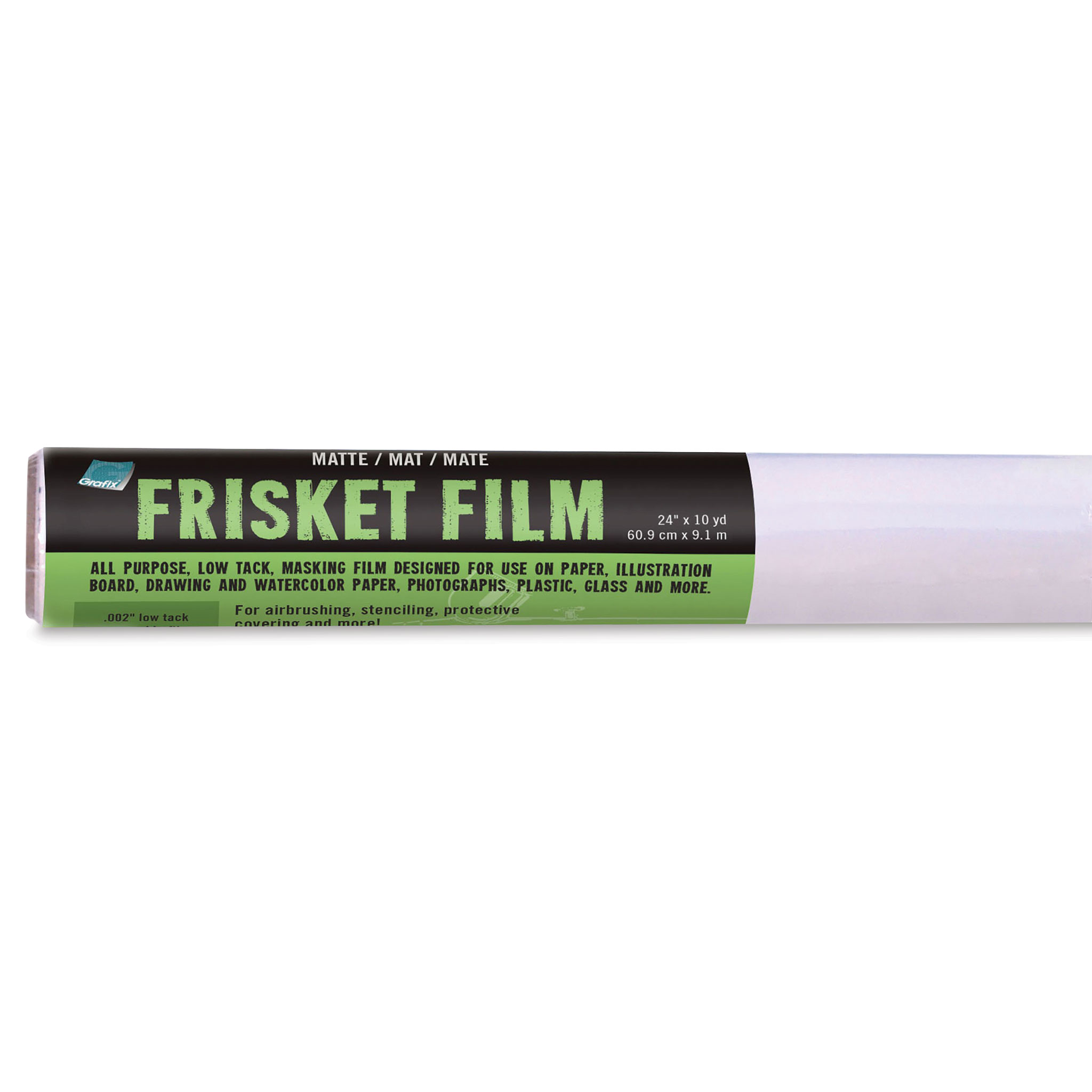  Grafix Frisket Film for Airbrushing, Retouching, Stencils,  Rubber Stamping, Watercolors, and Masking 9 x 12, Matte, 6 Pack, Extra Track