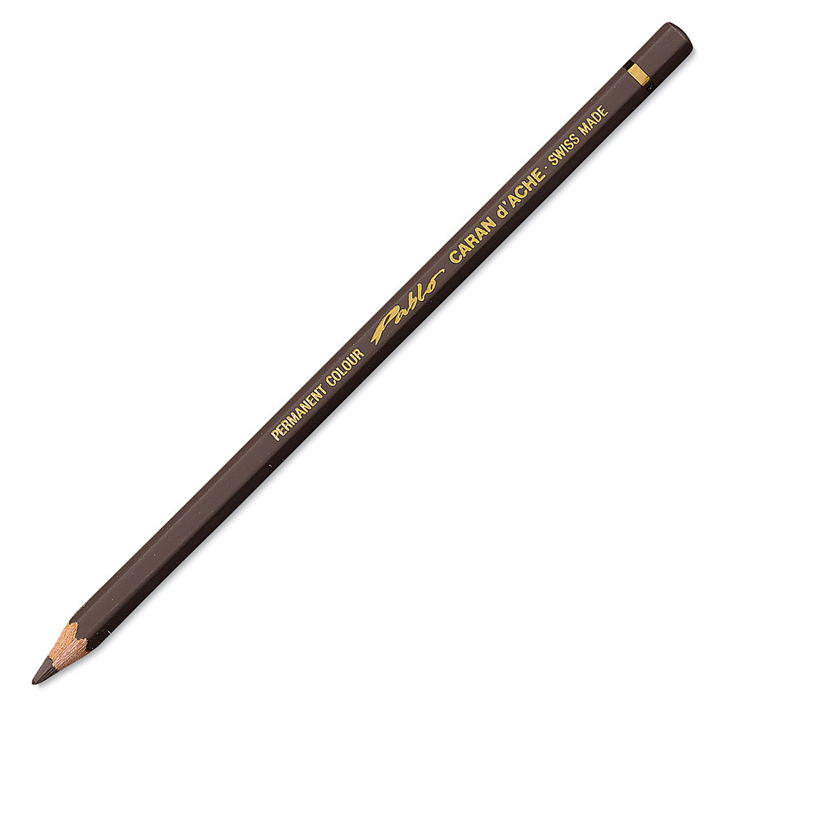 Caran d'Ache Pablo Colored Pencil, Olive Black (666.019)