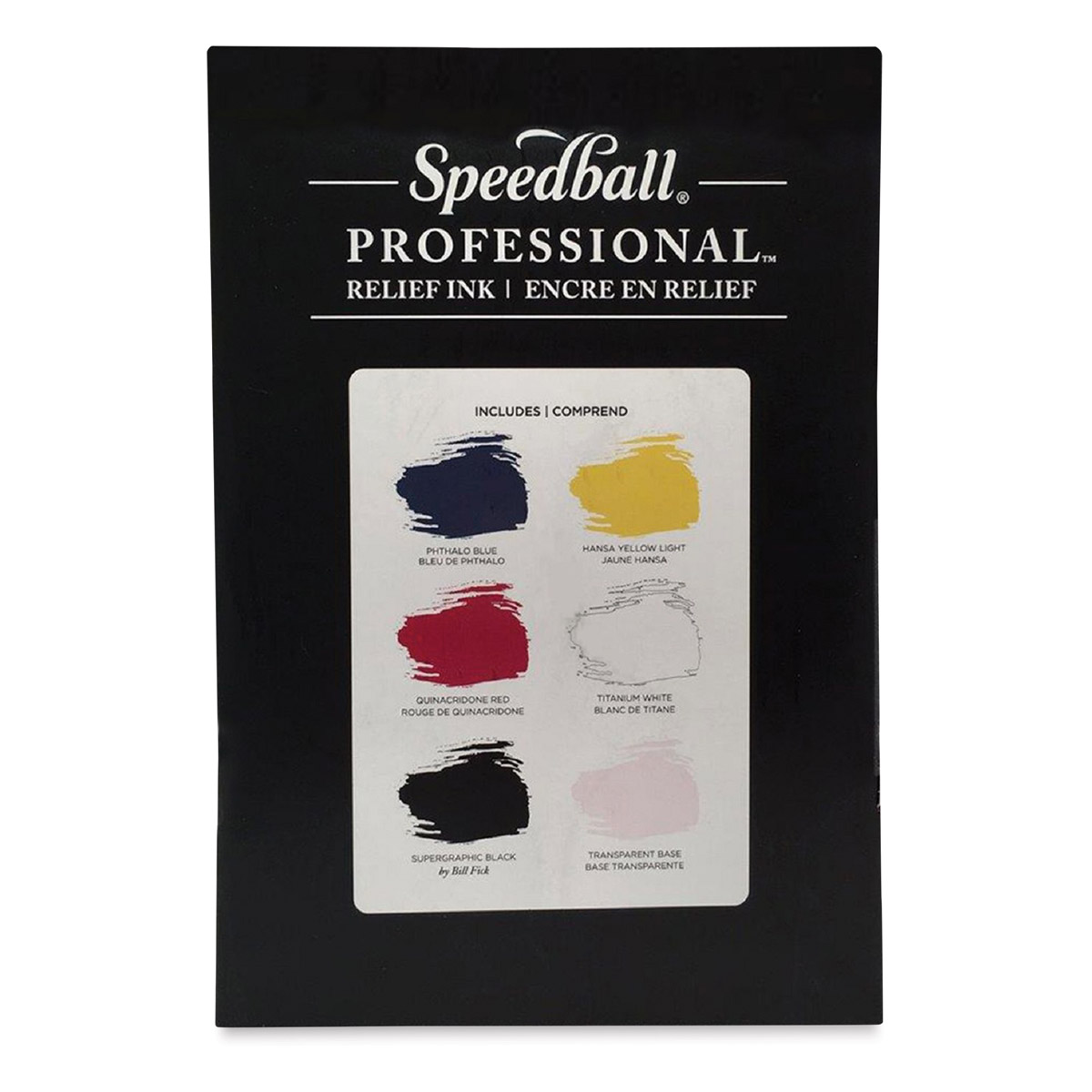 Speedball Professional Relief Ink 16 oz Supergraphic Black