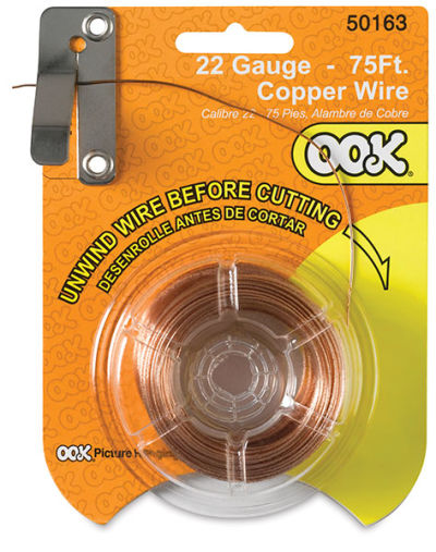 Ook Copper Specialty Wire - Front of blister package with wire leading out
