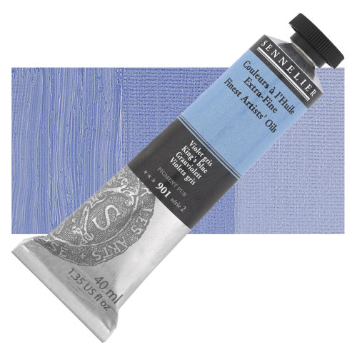 Sennelier Artists' Extra Fine Oil Paint - King's Blue, 40 ml tube