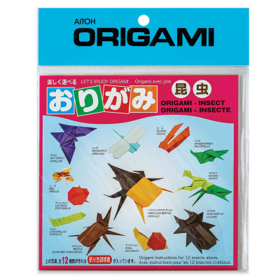 Aitoh Origami Kit - Insects (Front of packaging)