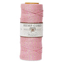 Hemptique Hemp Cord Spool - Pink & Gold, 1 mm x