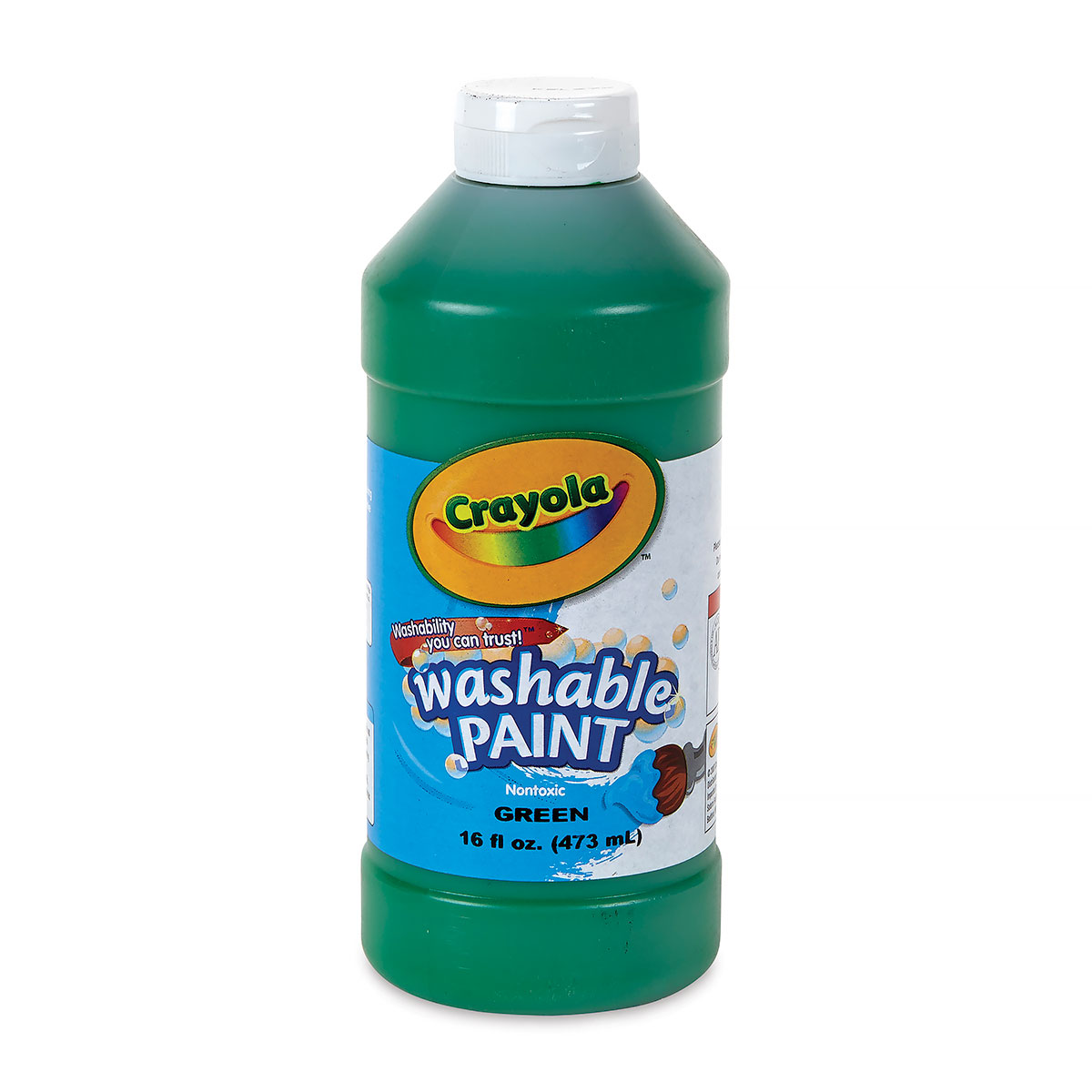 Crayola paint washable 16oz btl Green 542016044 (071662592448)