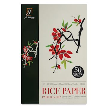 Open in modal - Richeson Rice Paper Pad, front cover