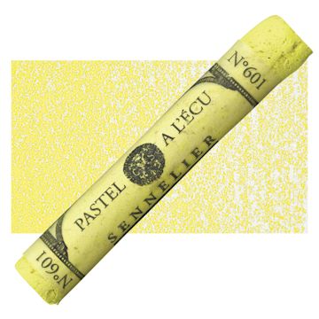Open in modal - Sennelier Soft Pastel - Lemon Yellow 601 pastel and swatch