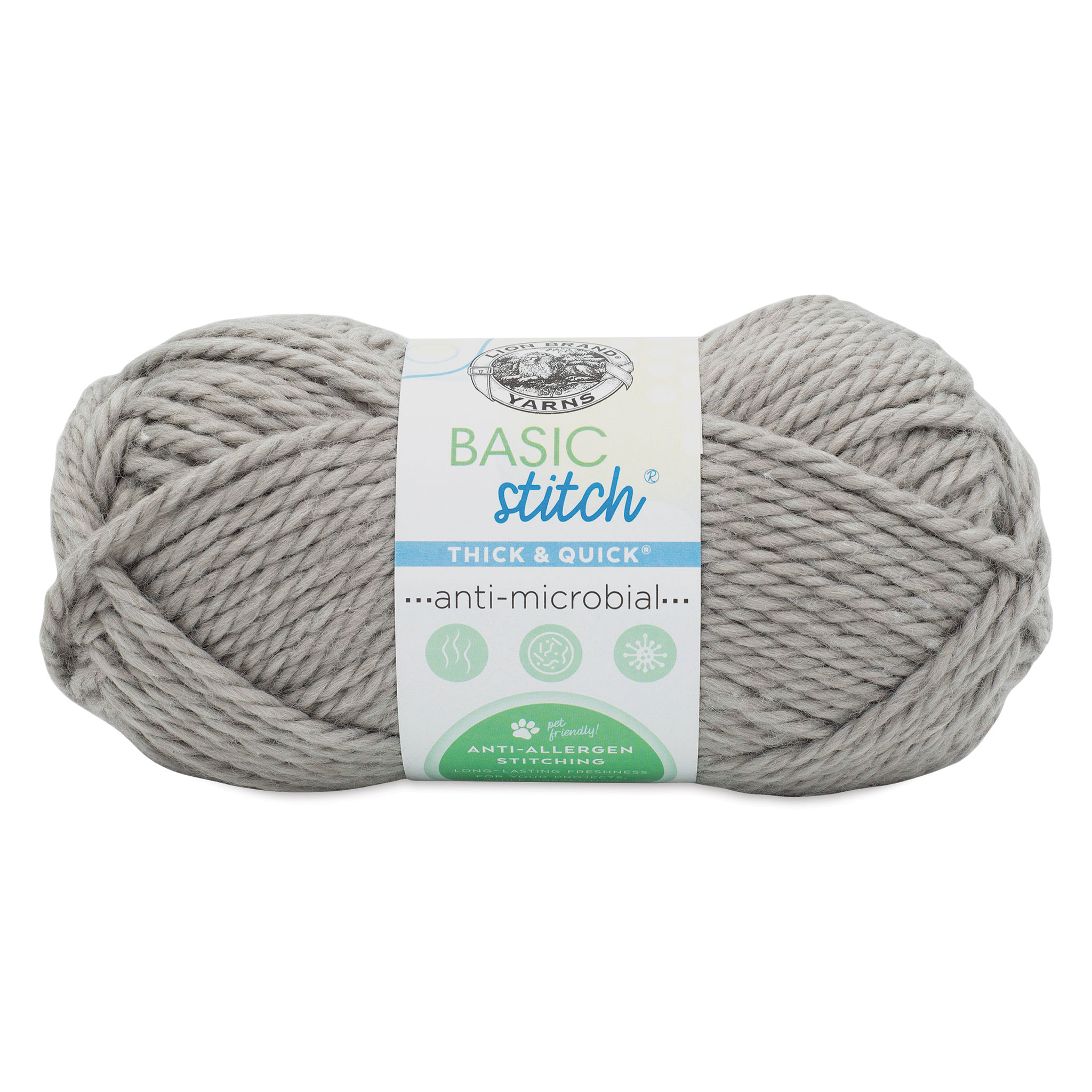 Vintage Basic Stitch Antimicrobial Thick & Quick Yarn - Lion Brand