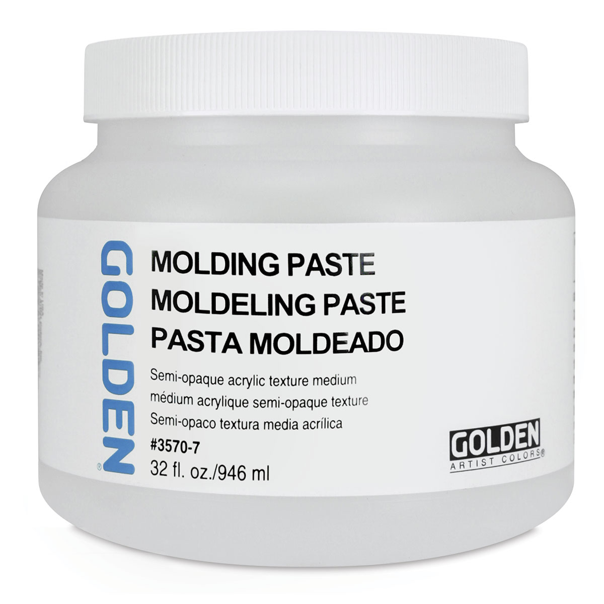 Hard Molding Paste Golden - 16 Oz