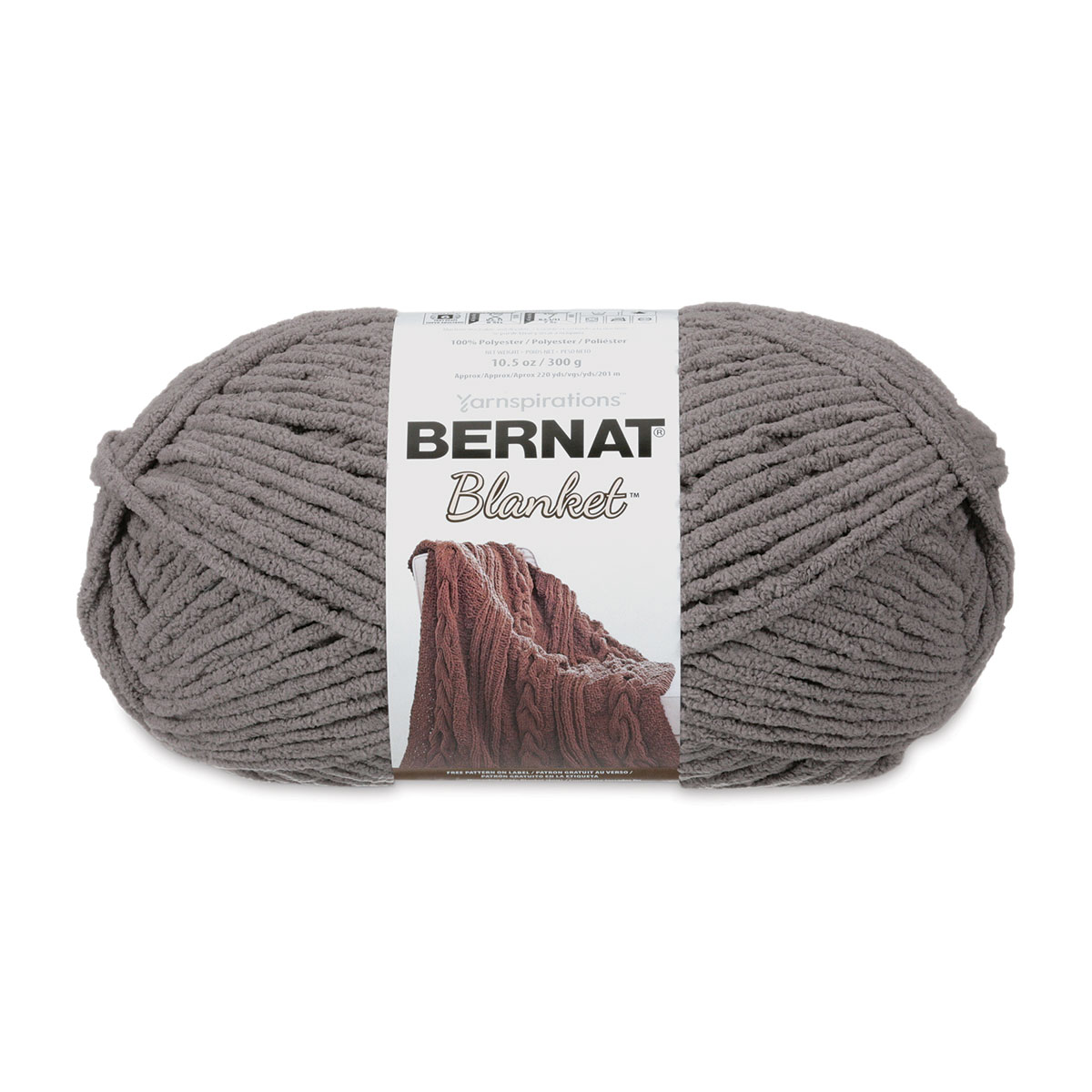 Bernat blanket best sale yarn grey