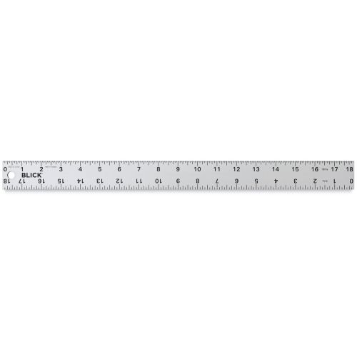 12 inch (30 cm) Stainless Steel Ruler - No Slip Cork Backing for Straight  Edge Scoring