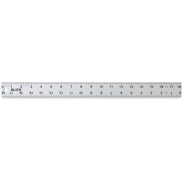 Blick Aluminum Non-Slip Ruler - 6