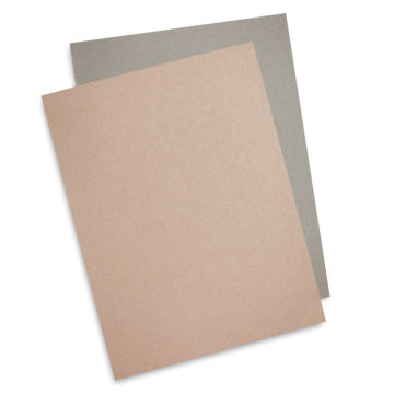 Strathmore 400 Series Toned Sheets - Tan and Gray Toned sheets shown overlapping