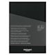 Fabriano Ecoqua Plus Glue-Bound Notebook - Black, 5-4/5" x 8-1/4", Dot Grid, back cover