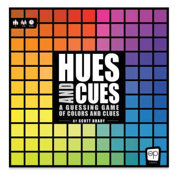 Hues and Cues: A Guessing Game of Colors and Clues - Front of Package
