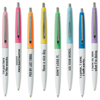 Public School Paper Co. Pens (all pens, top view)