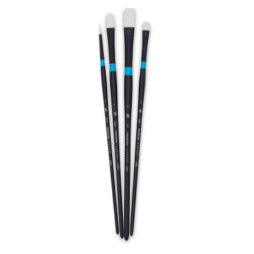 Princeton Aspen Series 6500 Synthetic Brushes - Aspen set of 4 shown fanned