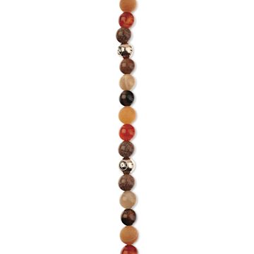 Open in modal - John Bead Solar System Glass Bead Strand - Sun, 8 mm Dia.