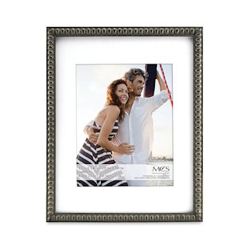 Open in modal - MCS Thin Bead Frame - Pewter, 11" x 14" w/8" x 10" Mat