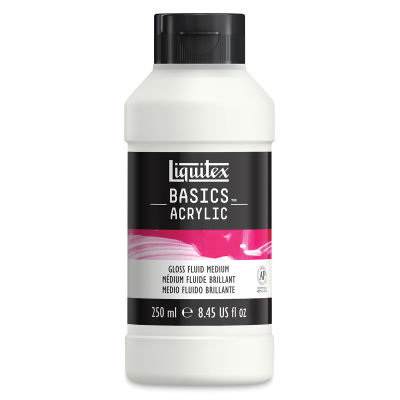 Liquitex Basics Acrylic Fluid Medium - 8.5 oz bottler of Gloss Medium