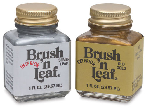 Brush 'n Leaf Interior Metallic Paint 1oz Gold