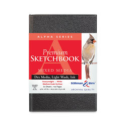 Stillman & Birn Alpha Series Hardcover Sketchbook - Front of 6" x 4" Portrait Sketchbook