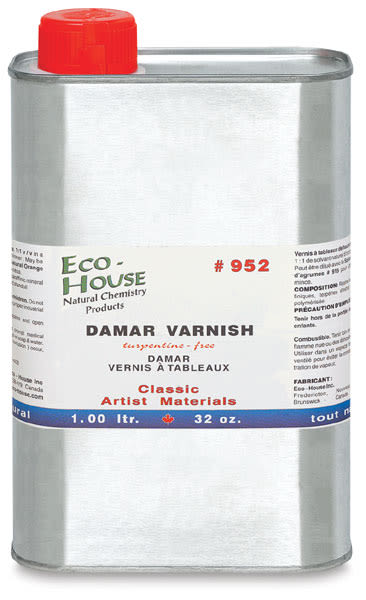 Eco-House Oil Mediums - Damar Varnish 32 oz 