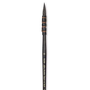 Open in modal - Silver Brush Atelier Quill Series Squirrel Brush - Size 2/0, Short Handle