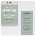 Blick Premier Stretched Cotton Canvas - Traditional Profile, Splined, 8" x 8"