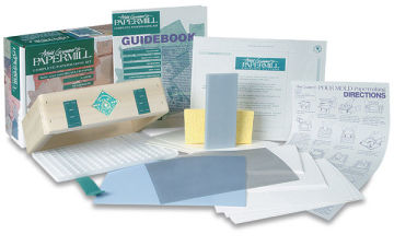 Arnold Grummer's Papermill Complete Kit - Components of kit shown with package