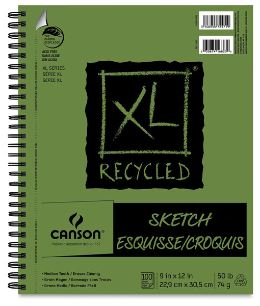 Canson Xl Recycled Sketch Pads Blick Art Materials