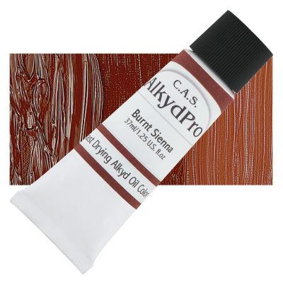 CAS AlkydPro Fast-Drying Alkyd Oil Color - Burnt Sienna, 37 ml tube