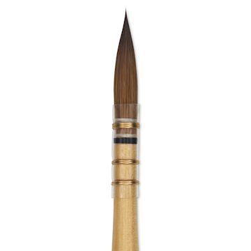 Open in modal -  Da Vinci Artissimo Kolinsky Red Sable Brush - Quill, Size 1, close-up