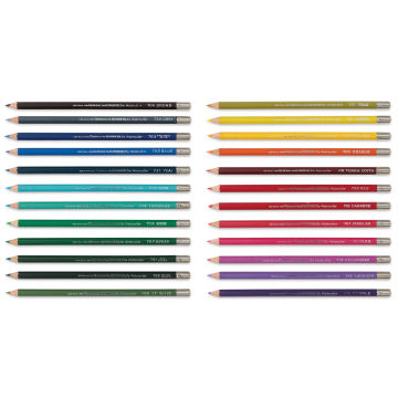 General's Kimberly Watercolor Pencil Set - Assorted Colors, Set of 24
