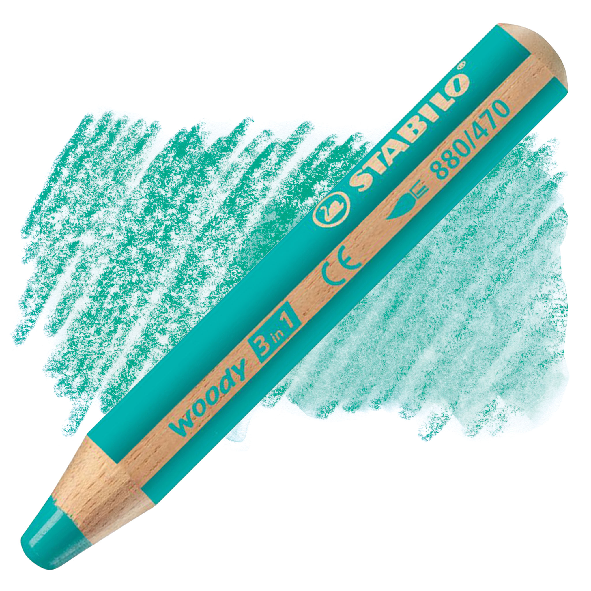 Stabilo Woody Pencil Turquoise 5 Pack
