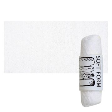 Open in modal - Townsend Artists' Soft Form Pastel - Off White Pink pastel and swatch