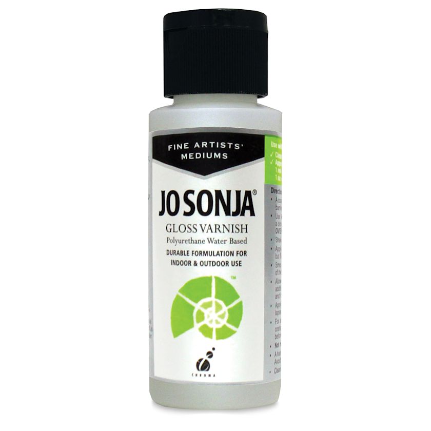 Jo Sonja's Polyurethane Varnish Gloss, 2 oz bottle BLICK Art Materials