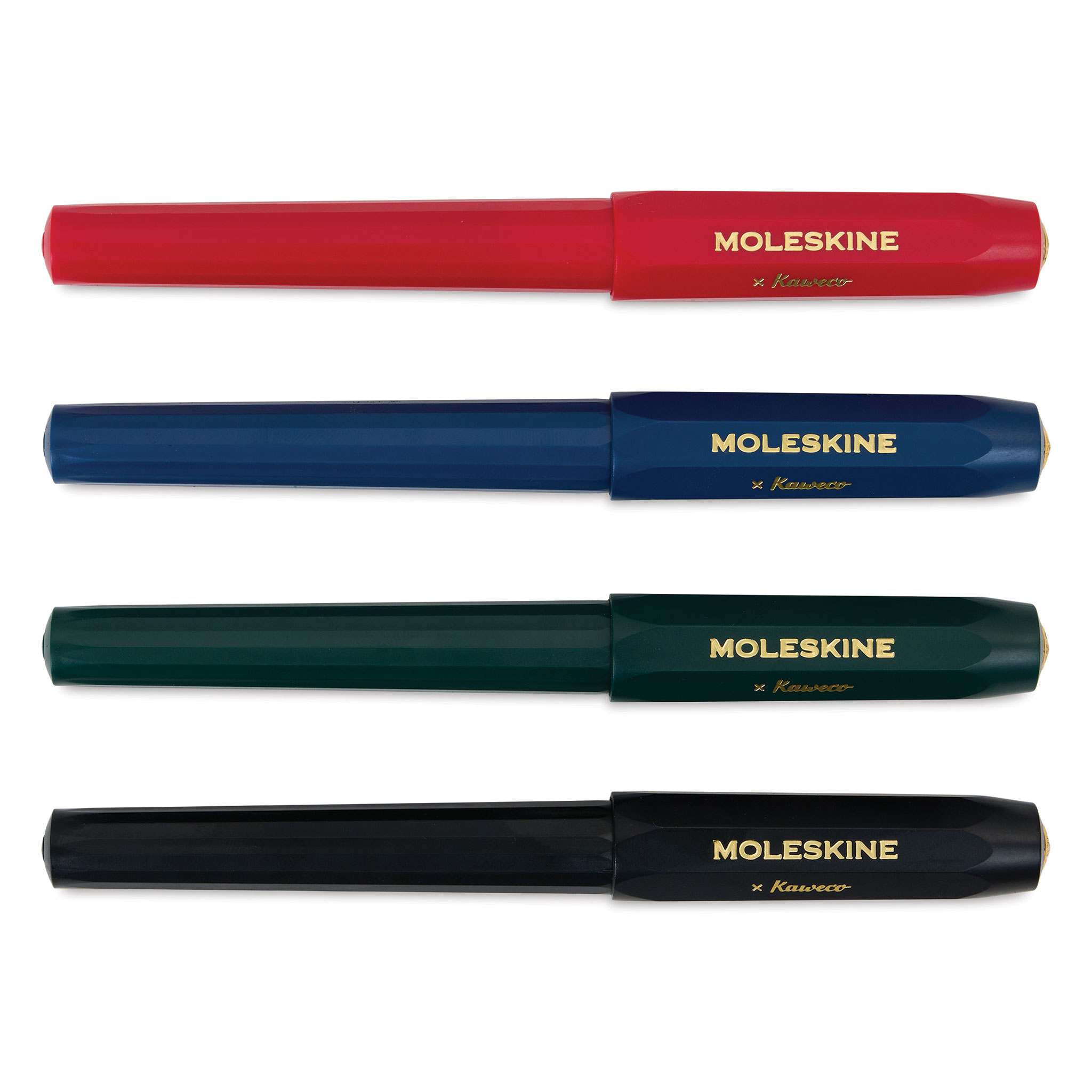 Moleskine x Kaweco Fountain Pen and Ballpen Set Red