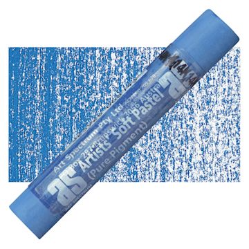 Open in modal - Art Spectrum Artists' Soft Pastel - Prussian Blue 528T pastel and swatch