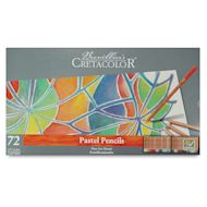 Cretacolor Fine Art Pastel Pencil Set - Set of 72, Tin Box, Assorted Colors