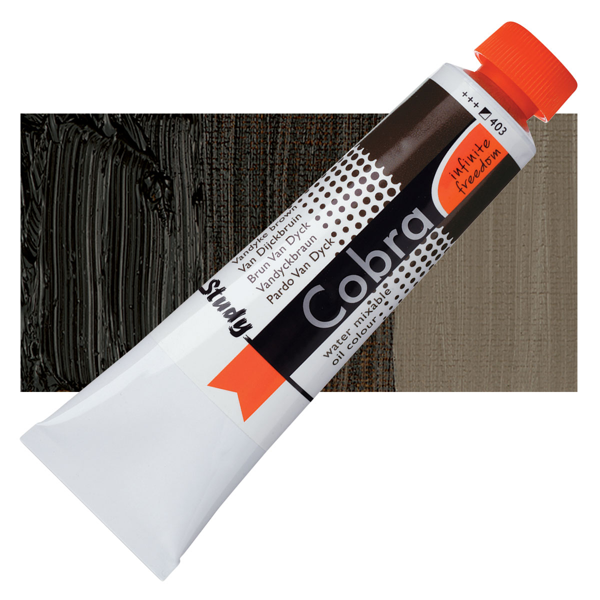 Royal Talens Cobra Study Water Mixable Oil Colors - Vandyke Brown, 40 ...