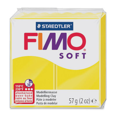 Staedtler Fimo Soft Polymer Clay - 2 oz, Lemon