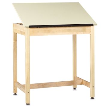 Open in modal - Diversified Spaces Drawing 39.75"H Table - 1 Piece Top, without Drawer