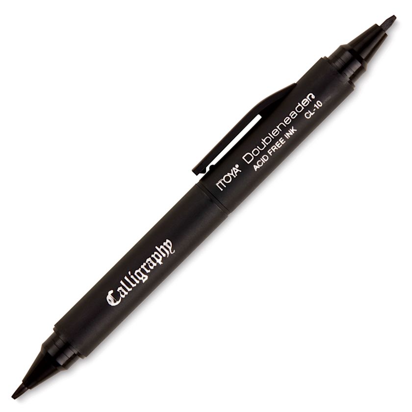 Itoya Doubleheader Calligraphy Marker - Black | BLICK Art Materials